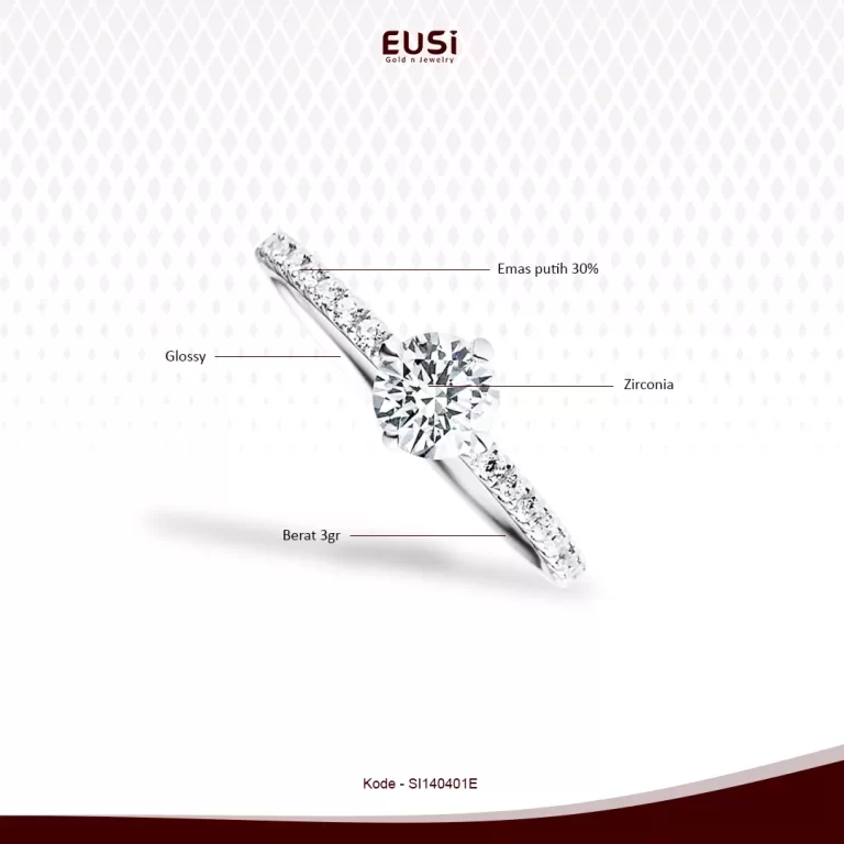 eusi jewelry cincin tunangan emas putih 30%