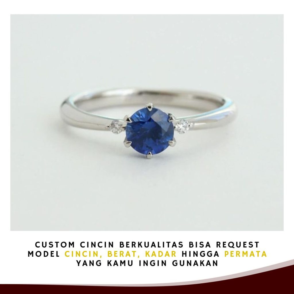 Inspirasi Desain Cincin Kawin Custom dengan Batu Permata