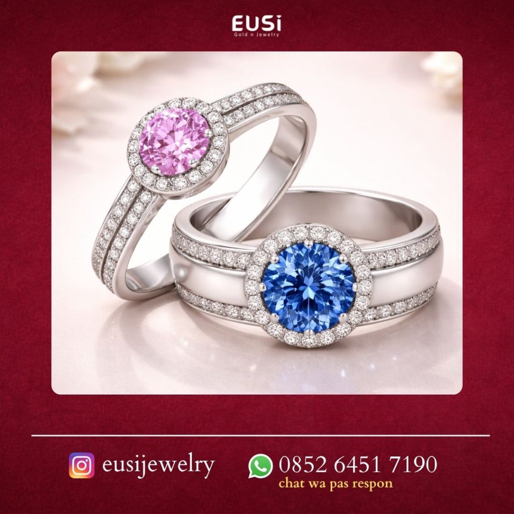 Kenapa Memilih Cincin Kawin Custom dengan Batu Permata Warna