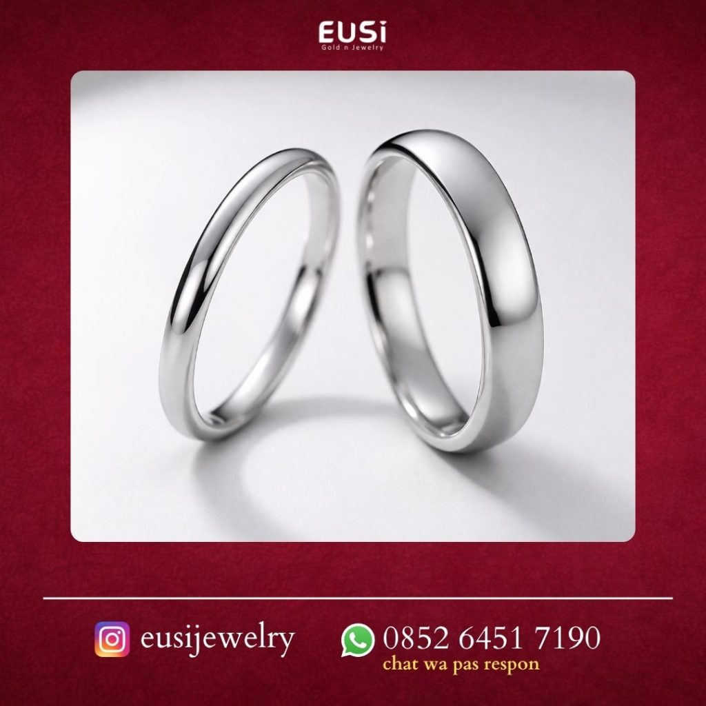 Cincin Polos Klasik (Classic Plain Ring) Eusi Jewelry