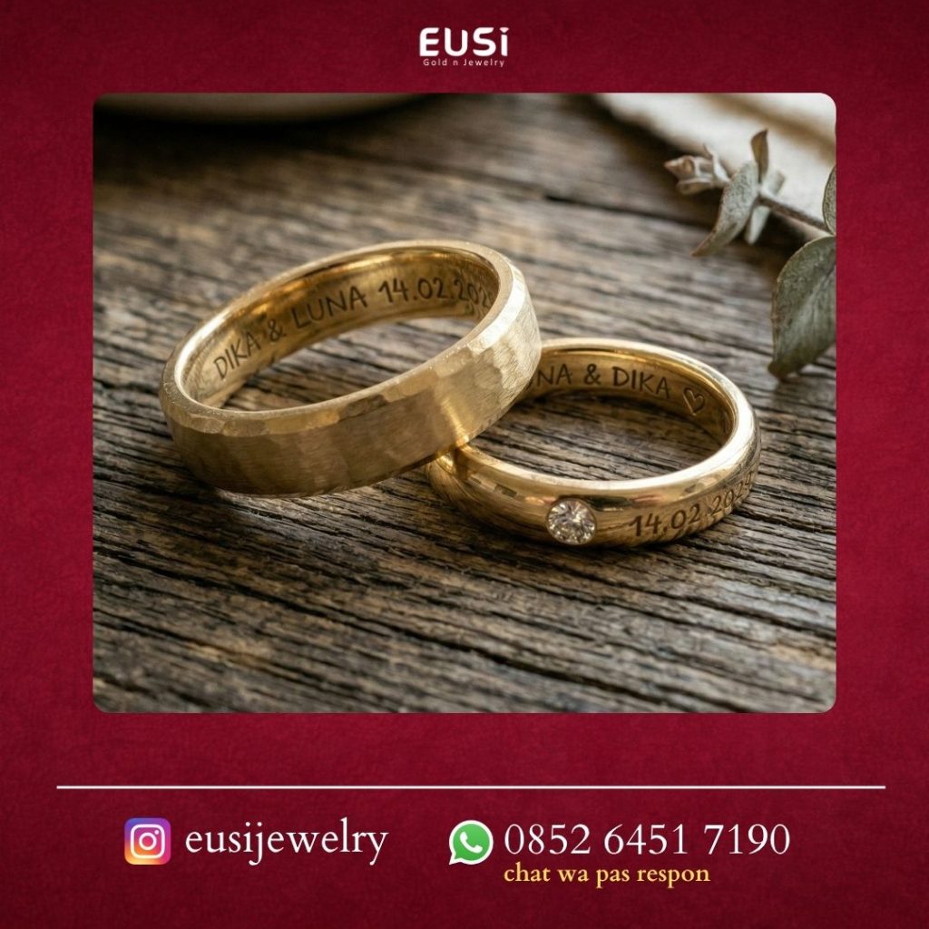 Cincin Dengan Ukiran Personal Eusi Jewelry
