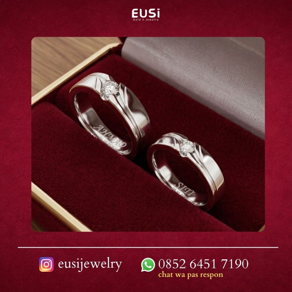 Cincin Kawin Custom Pria Nyaman Dipakai Harian