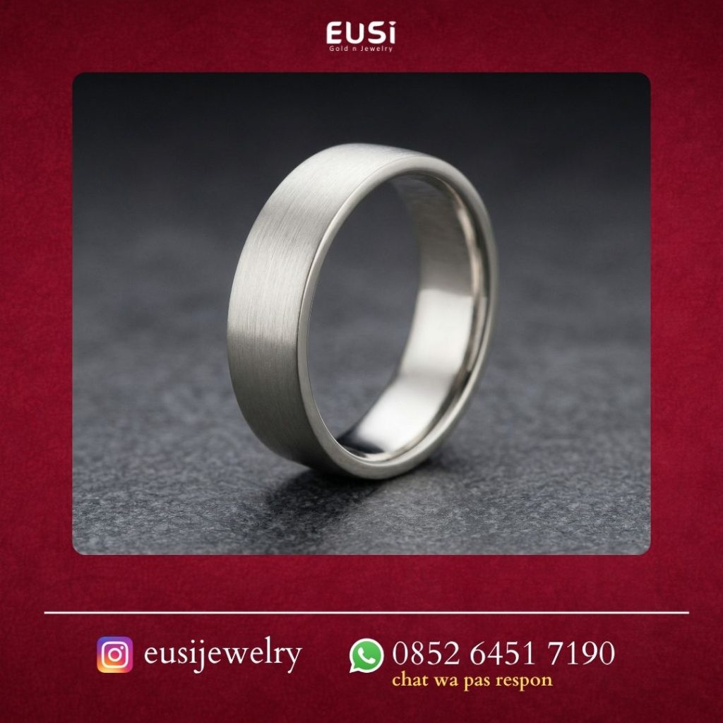 Cincin Polos Doff (Matte Finish) Eusi Jewelry
