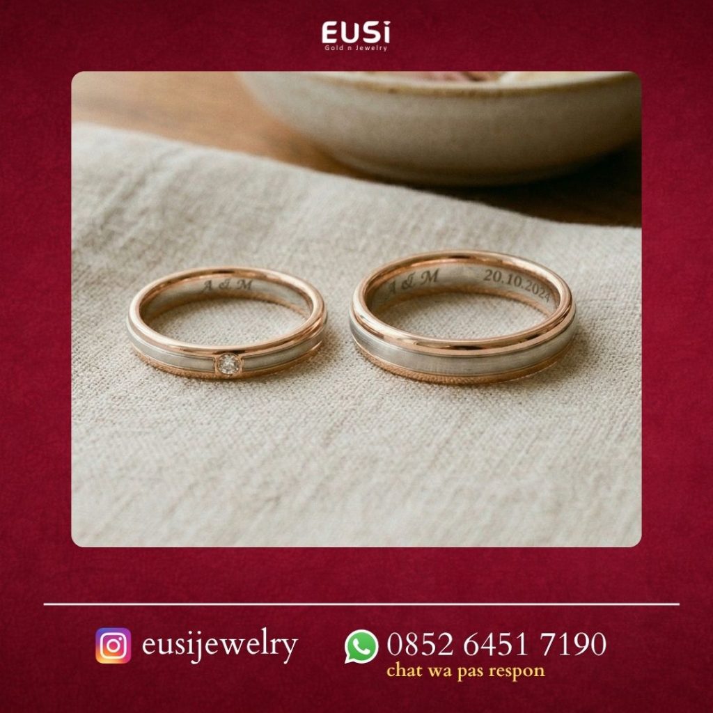 Cincin Two Tone Eusi Jewelry