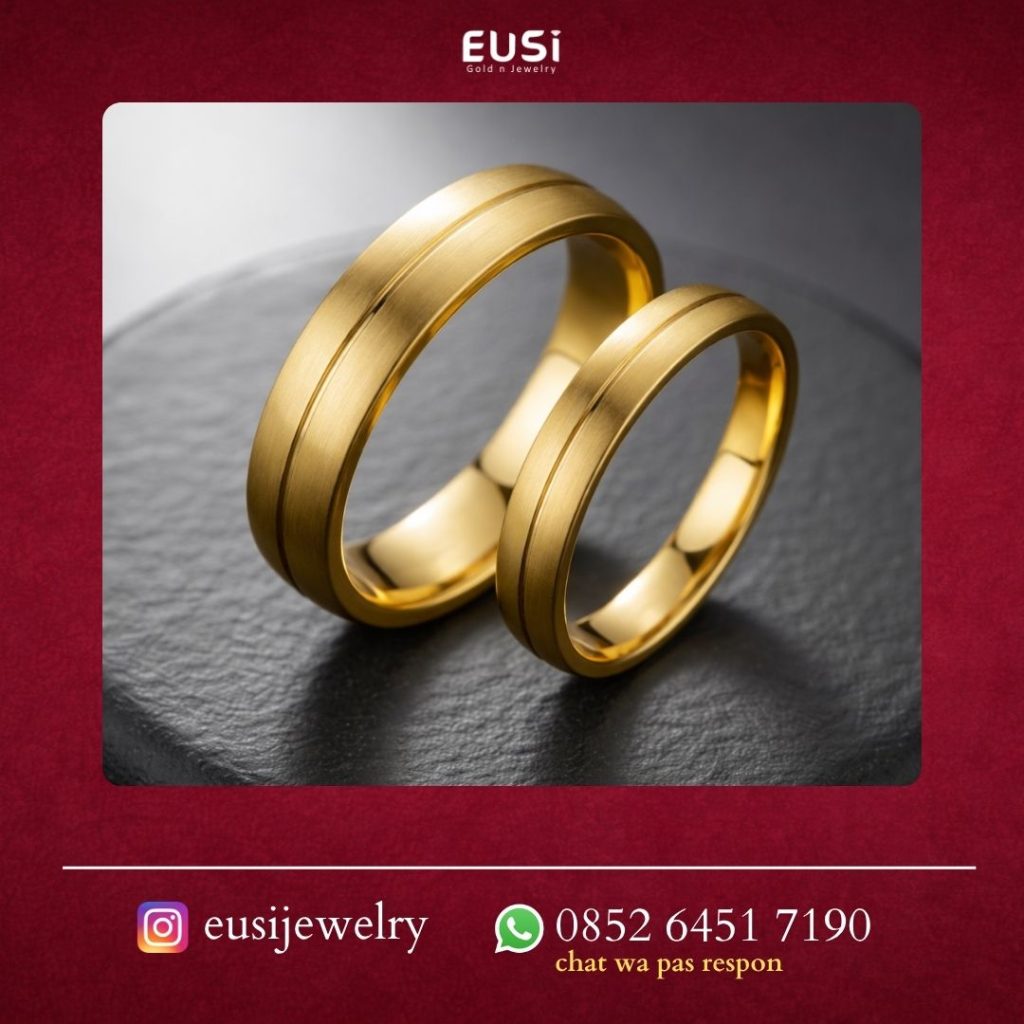 Cincin dengan Garis Tipis Eusi Jewelry