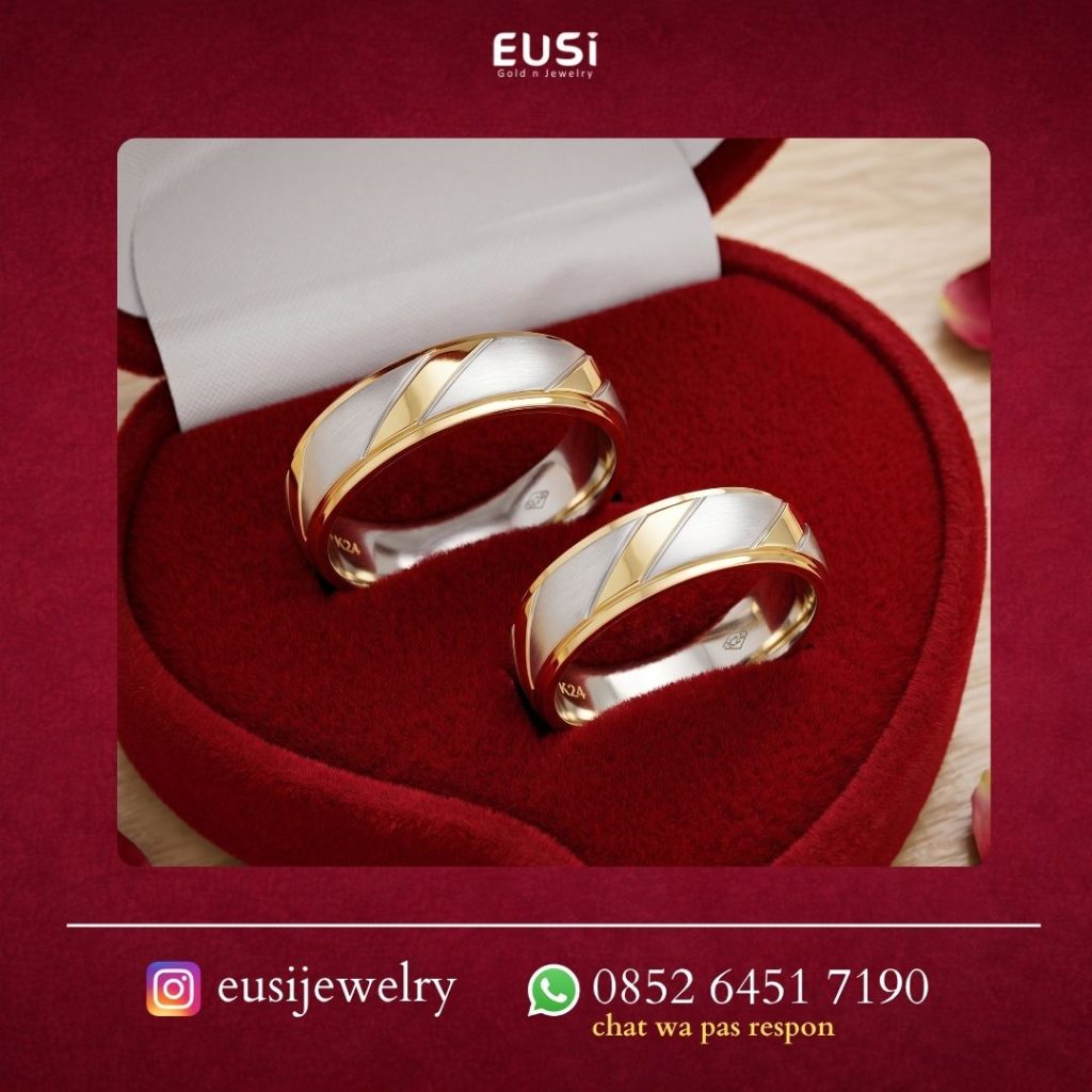 Custom Cincin Couple Lampung Ukiran Nama Dan Tanggal