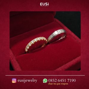 Custom Cincin Couple Palembang Desain Simpel Modern Kekinian