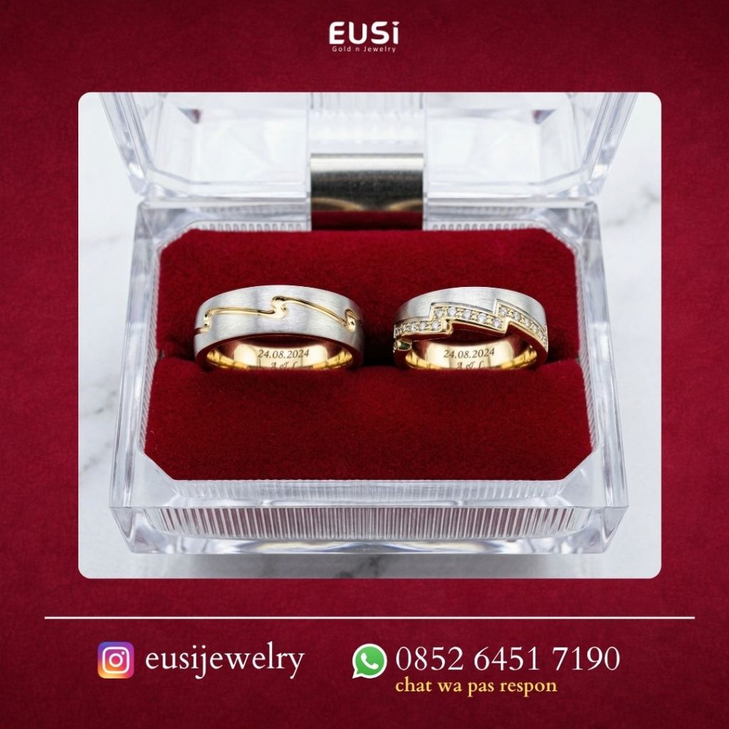 Desain Cincin Kawin Custom Pria Maskulin Nyaman Elegan